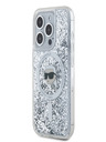 Karl Lagerfeld Karl Lagerfeld Liquid Glitter Karl Head MagSafe zadný kryt pre iPhone 15 Pro Max Transparent
