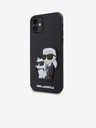 Karl Lagerfeld PU Saffiano Karl a Choupette NFT zadný kryt pre iPhone 11 čierny Karl Lagerfeld