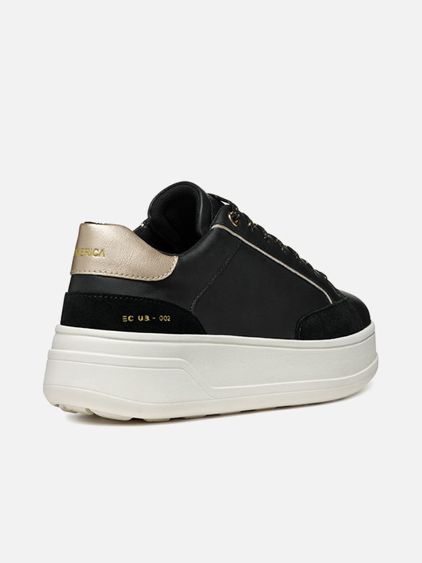 Geox Čierne dámske tenisky Geox Spherica Ecub-2