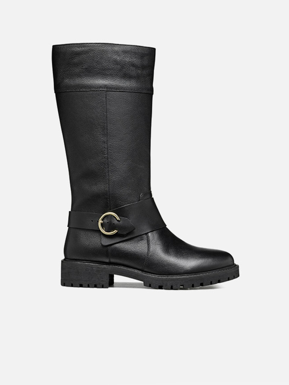 Geox Čierne dámske čižmy Geox Hoara