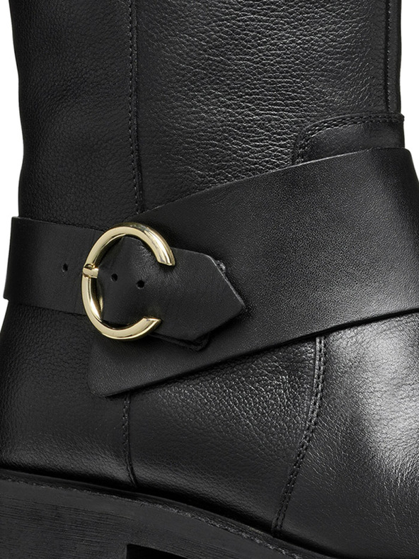 Geox Čierne dámske čižmy Geox Hoara