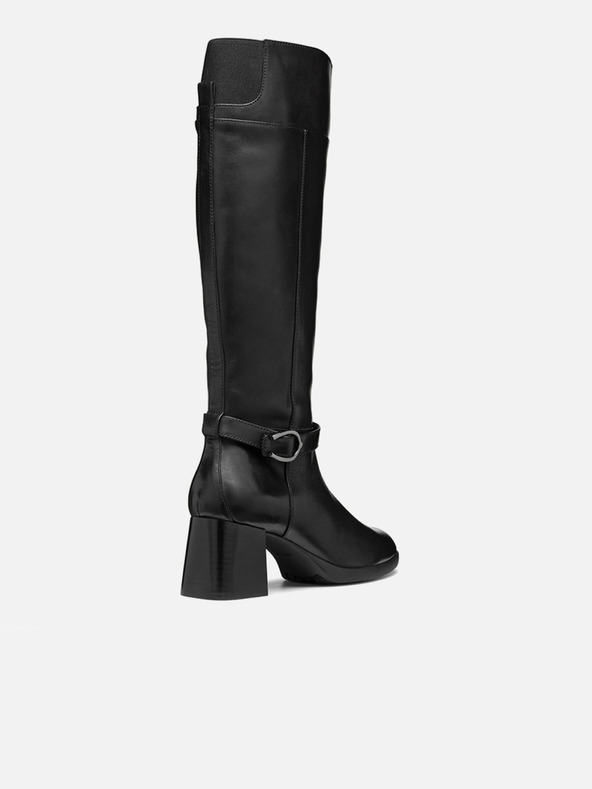 Geox Čierne dámske čižmy Geox Walk Pleasure 55