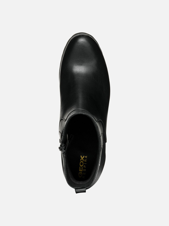 Geox Čierne dámske členkové topánky Geox New Lise Abx