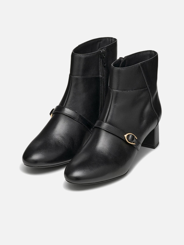 Geox Čierne dámske členkové topánky Geox Pheby 50