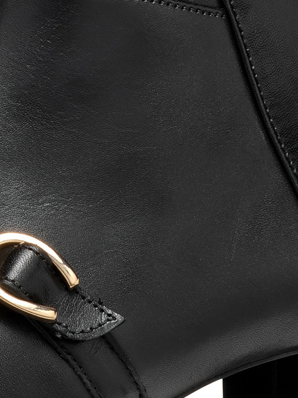 Geox Čierne dámske členkové topánky Geox Pheby 50