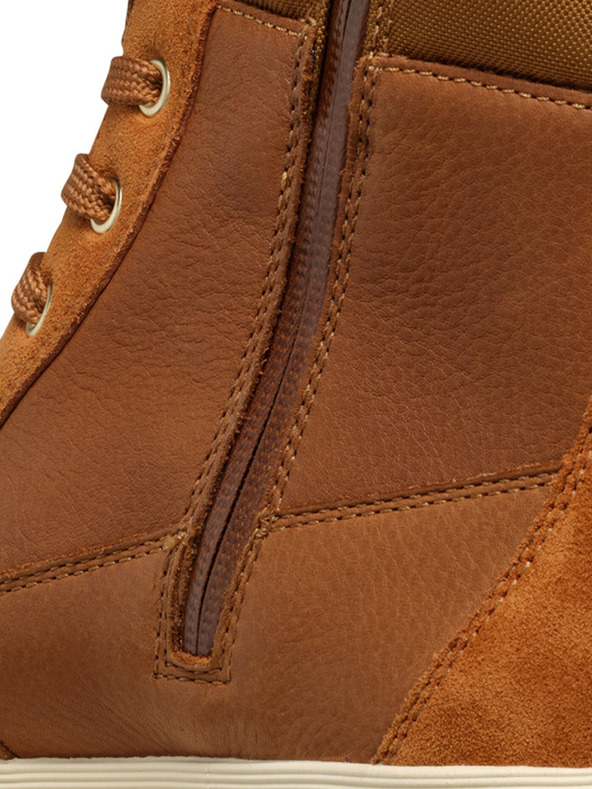 Geox Hnedé dámske členkové topánky Geox Lamide+Grip ABX