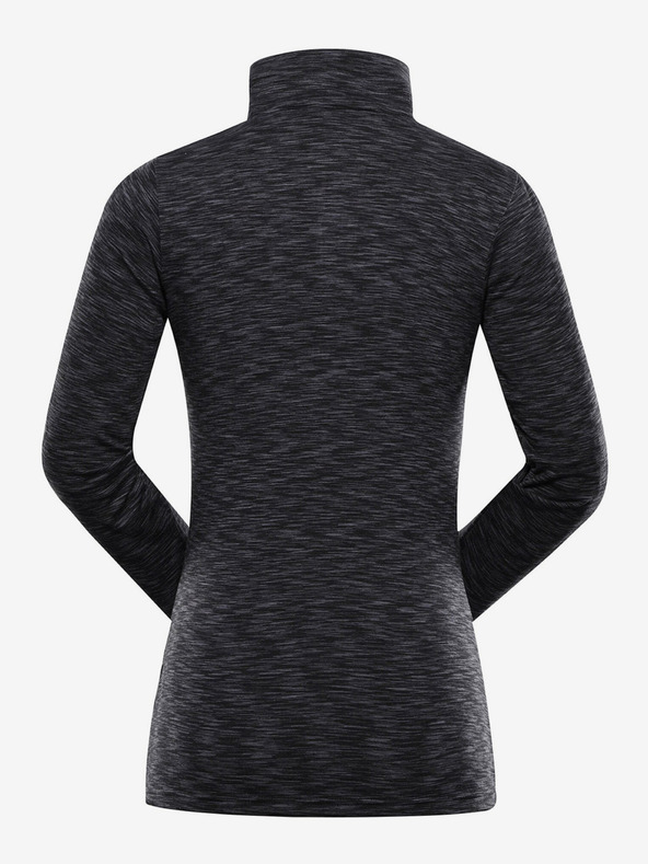 ALPINE PRO Dámsky rýchloschnúci sveter ALPINE PRO QADA čierny