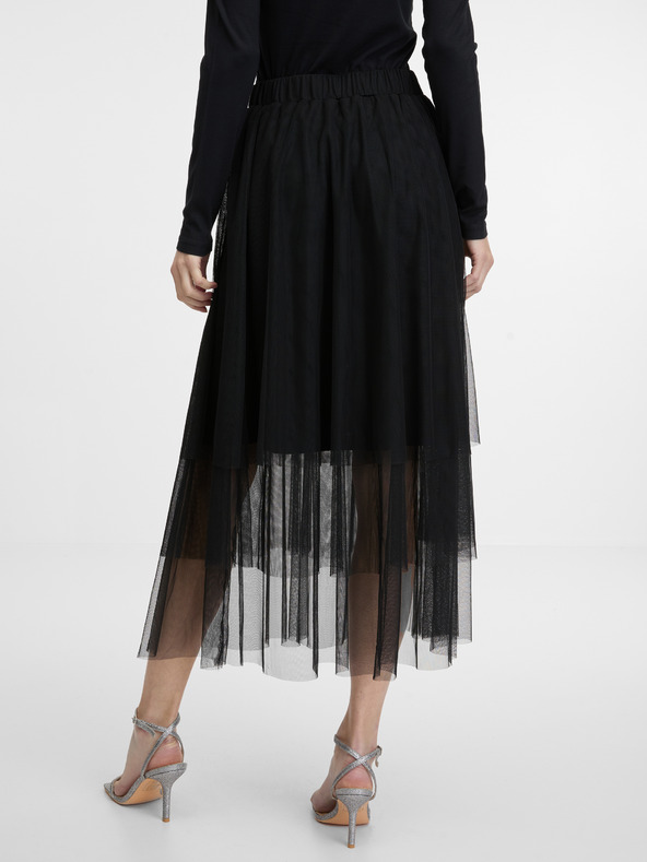 Orsay Čierna dámska sukňa ORSAY