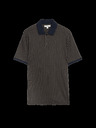 Marks & Spencer Polotričko s geometrickou potlačou, 100 % bavlna Marks & Spencer tmavomodrá