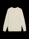 Marks & Spencer Sveter s výstrihom z čistej bavlny Marks & Spencer off-white