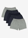 Marks & Spencer Bavlnené džersejové boxerky s technológiou Cool & Fresh™, 5 ks Marks & Spencer tmavomodré