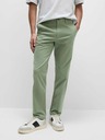 Marks & Spencer Strečové chino nohavice regular fit Marks & Spencer zelené