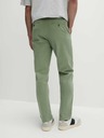 Marks & Spencer Strečové chino nohavice regular fit Marks & Spencer zelené