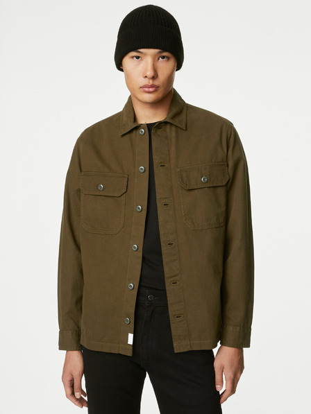 Marks & Spencer Khaki pánske vrchné tričko Marks & Spencer