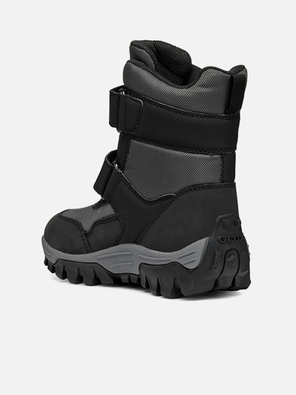 Geox Čierne chlapčenské členkové topánky Geox Himalaya B ABX