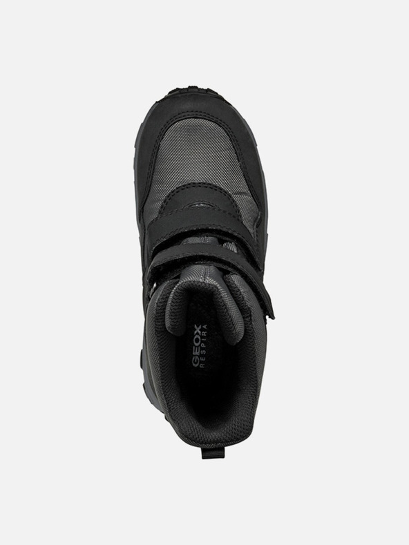 Geox Čierne chlapčenské členkové topánky Geox Himalaya B ABX