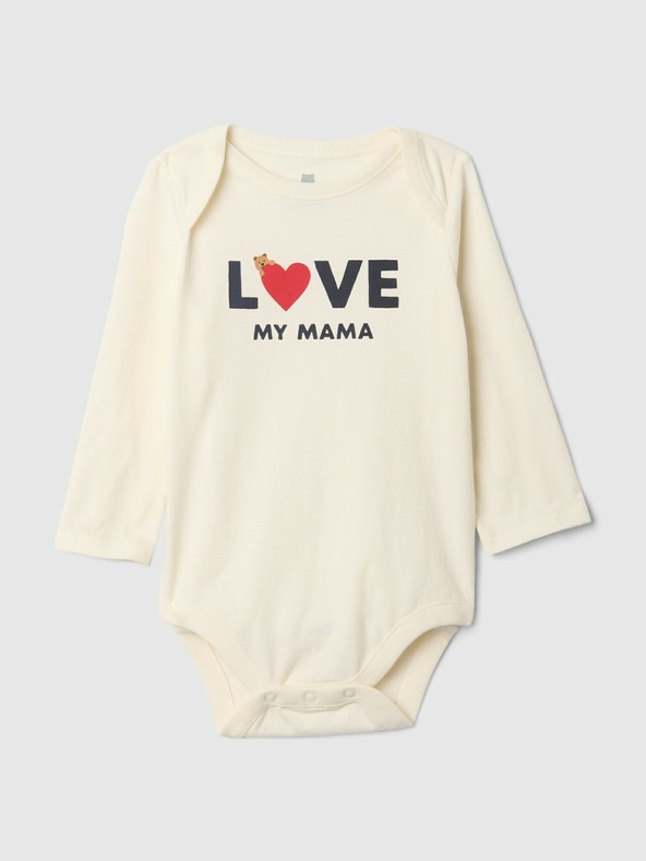 GAP Baby body z organickej bavlny GAP