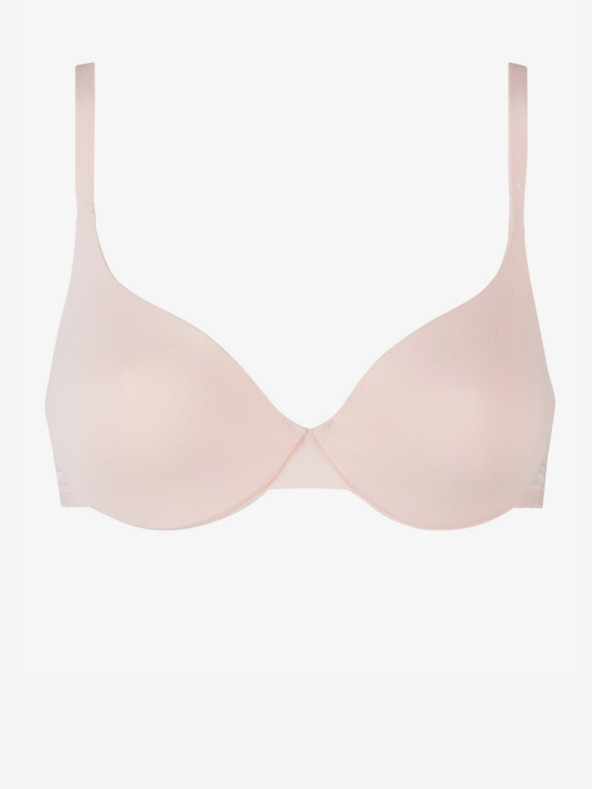 DIM Svetloružová dámska podprsenka Dim Invisifree