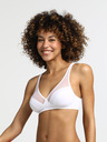 DIM Biela dámska podprsenka s kosticami Dim GENEROUS WIREFREE BRA
