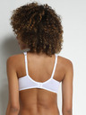 DIM Biela dámska čipkovaná podprsenka Dim GENEROUS ESSENTIEL UNDERWIRE BRA