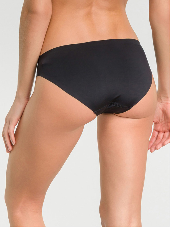DIM Čierne dámske nohavičky Dim INVISIFREE SLIP
