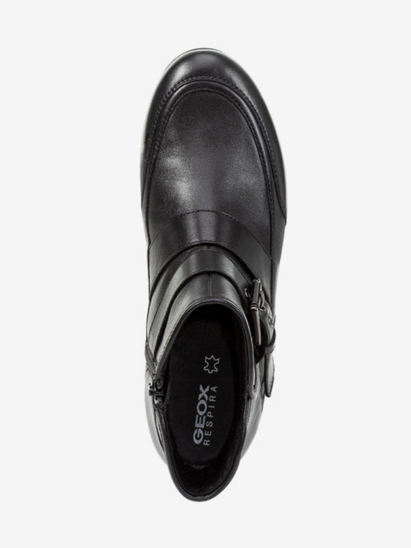 Geox Čierne dámske členkové topánky Geox New Moena