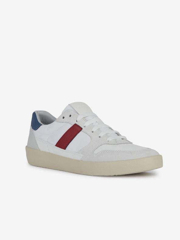 Geox Šedo-biele pánske tenisky Geox Affile