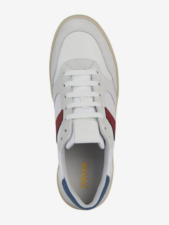 Geox Šedo-biele pánske tenisky Geox Affile