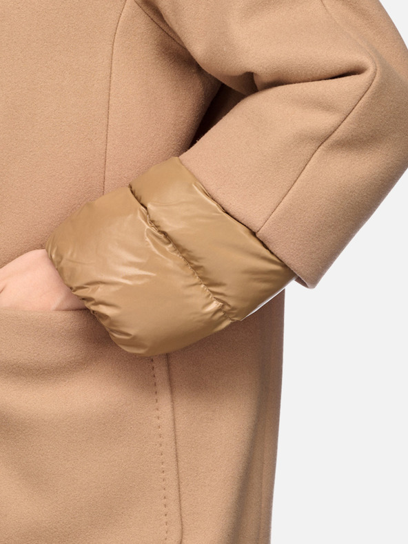 Geox Hnedý dámsky kabát Geox Diamanta