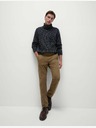 Marks & Spencer Strečové chino nohavice slim fit Marks & Spencer hnedé