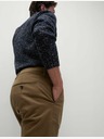 Marks & Spencer Strečové chino nohavice slim fit Marks & Spencer hnedé