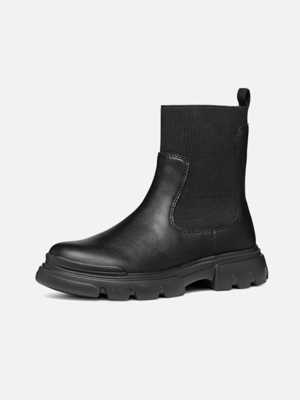 Geox Čierne dievčenské členkové topánky Geox Junette