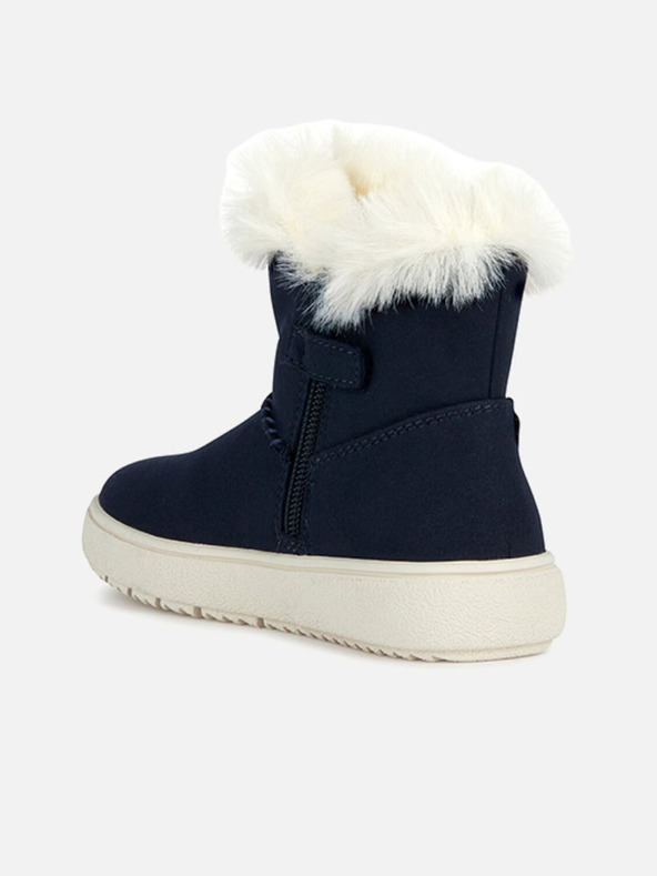 Geox Tmavomodré dievčenské členkové topánky Geox Theleven