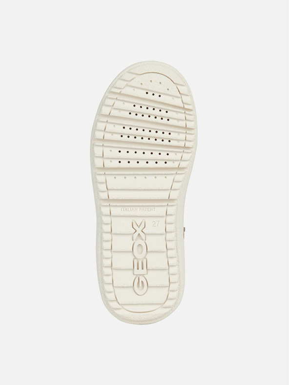 Geox Svetlohnedé dievčenské členkové topánky Geox Theleven