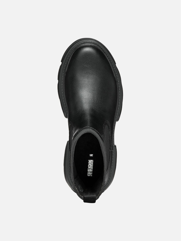 Geox Čierne dievčenské členkové topánky Geox Junette