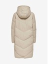 Jacqueline de Yong Béžový dámsky zimný prešívaný kabát JDY Rikka