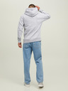 Jack & Jones Svetlošedá pánska mikina Jack & Jones Star Hoodie