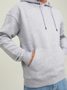 Jack & Jones Svetlošedá pánska mikina Jack & Jones Star Hoodie