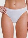Bellinda Biele dámske bezšvové nohavičky BELLINDA Seamless Microfibre Minislip