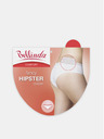 Bellinda Biele dámske nohavičky s čipkou Bellinda FANCY COTTON HIPSTER