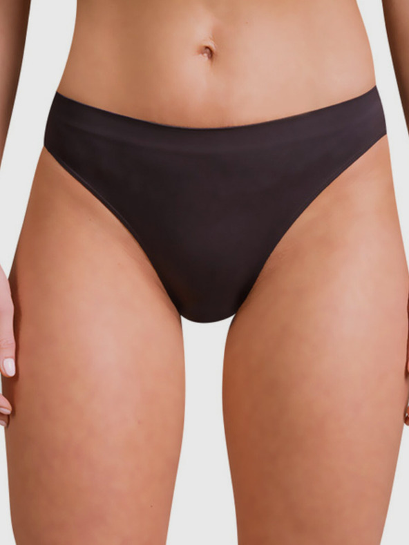 Bellinda Čierne dámske bezšvové nohavice Microfibre Minislip BELLINDA