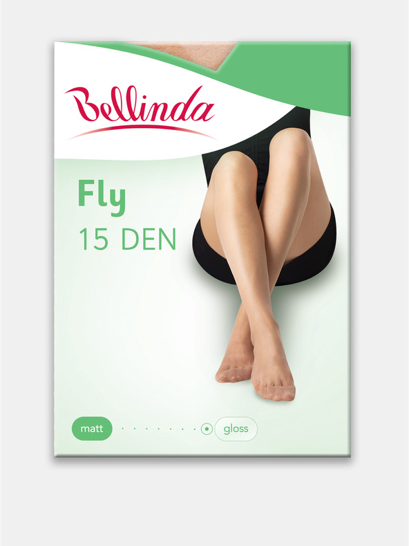 Bellinda Bellinda FLY PANTYHOSE 15 DEN Dámske telové lesklé pančuchy