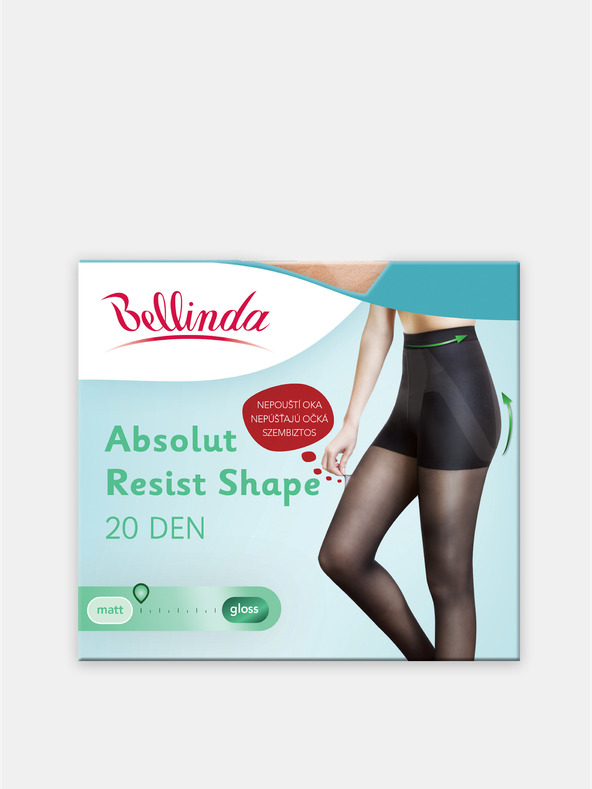 Bellinda Čierne Bellinda ABSOLUT RESIST SHAPE 20 DEN Dámske tvarujúce pančuchy