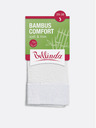 Bellinda Biele dámske ponožky Bellinda BAMBUS COMFORT SOCKS