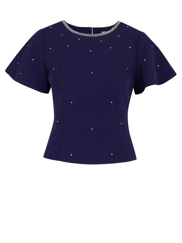 Orsay Tmavomodrá dámska blúzka ORSAY