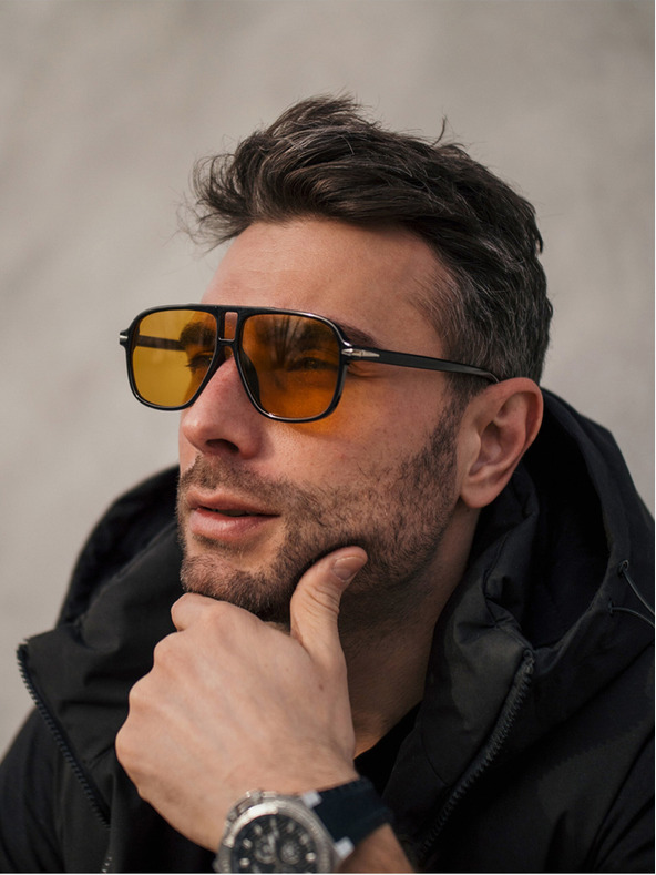 VEYREY Slnečné okuliare VeryRey Ghost Pilot Orange