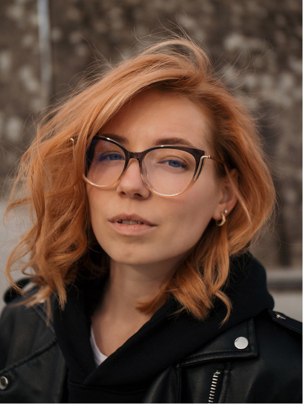 VEYREY Čierno-zlaté dámske slnečné okuliare s blokovaním modrého svetla VeyRey Buster