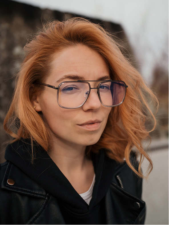 VEYREY Čierne slnečné okuliare blokujúce modré svetlo VeyRey Blanks