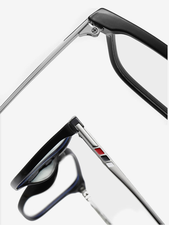 VEYREY VeyRey Pánske slnečné okuliare s blokovaním modrého svetla Candlebees Oval Black Universal