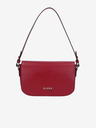 Elega Červená dámska kožená crossbody kabelka ELEGA Farfalle